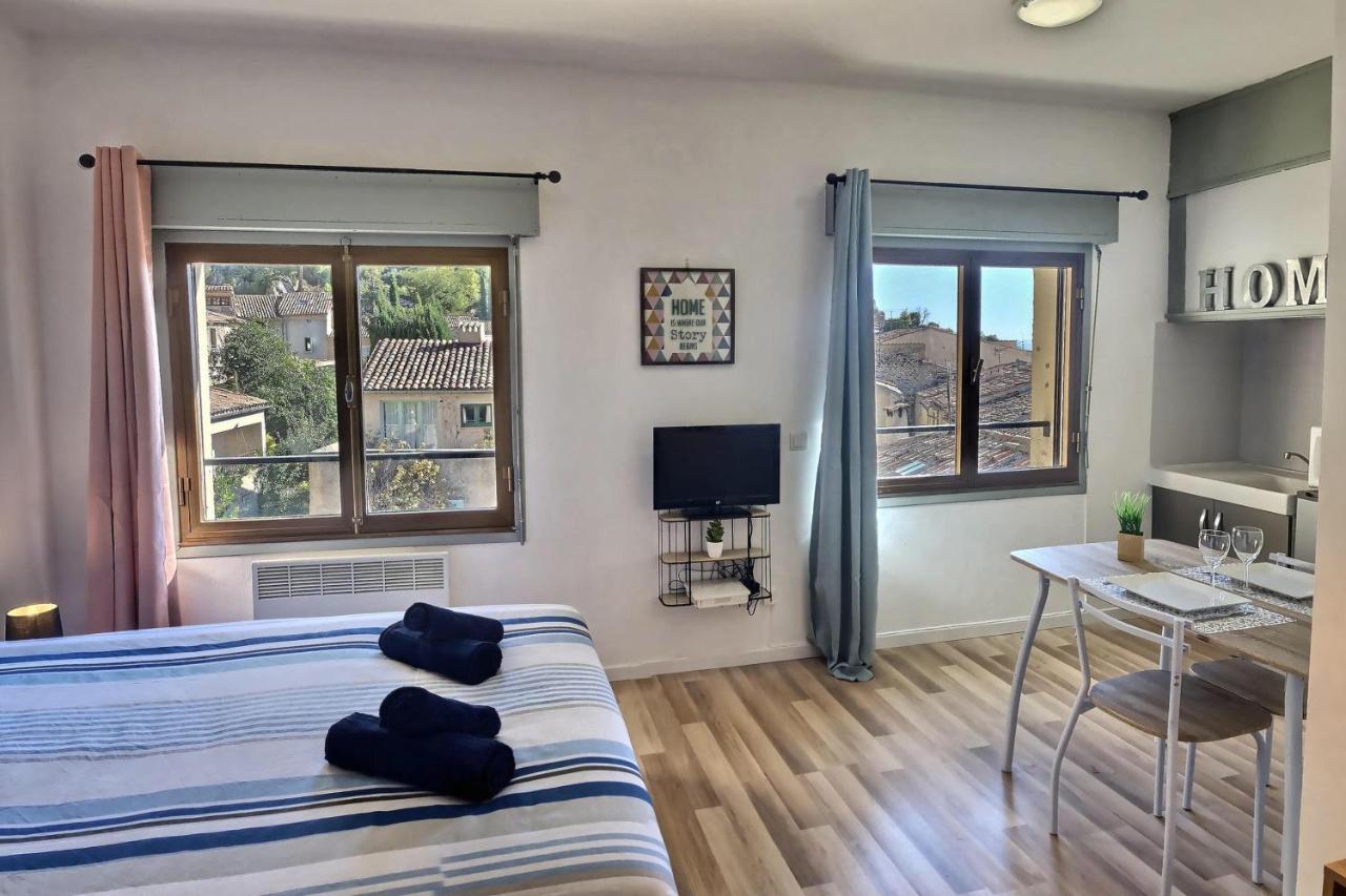Studio Vue Sur Les Toits, Lumineux Moustiers #2 Eksteriør bilde